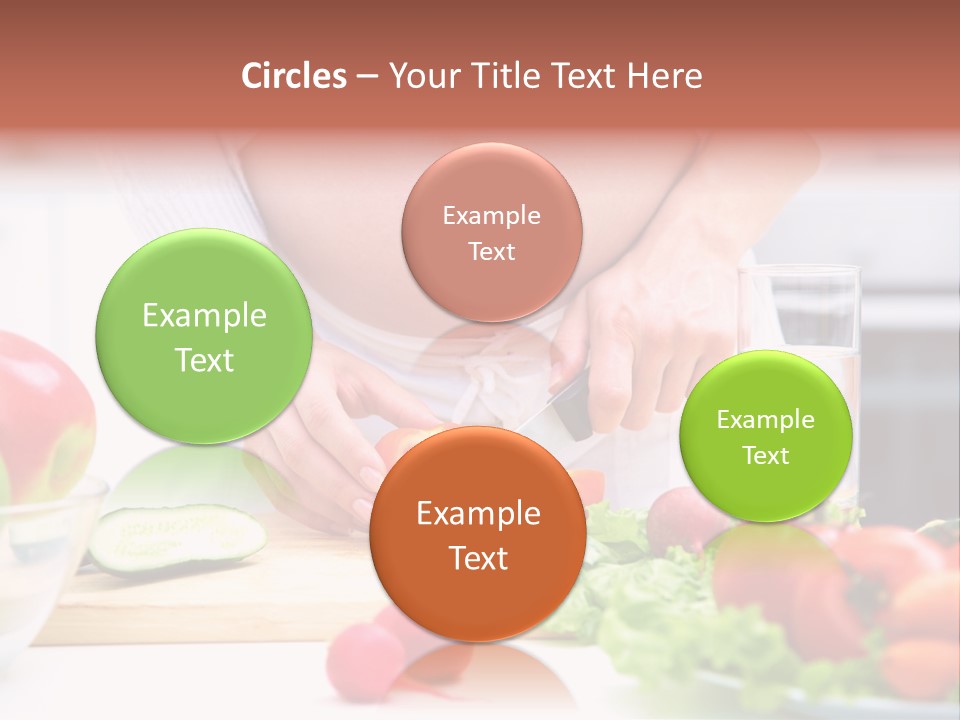 Mother People Vegetables PowerPoint Template
