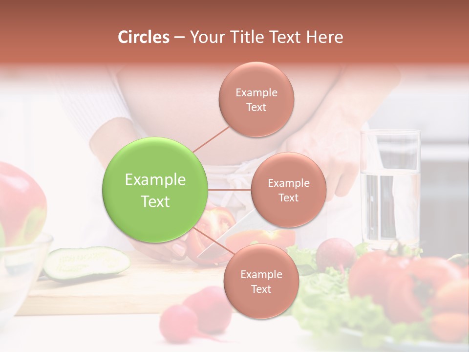 Mother People Vegetables PowerPoint Template