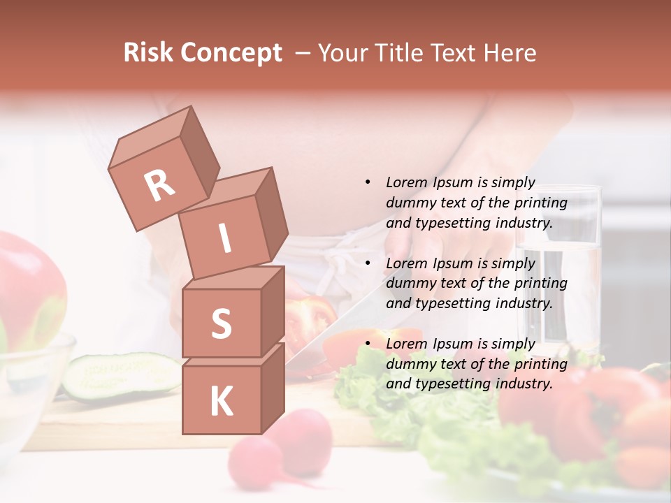 Mother People Vegetables PowerPoint Template