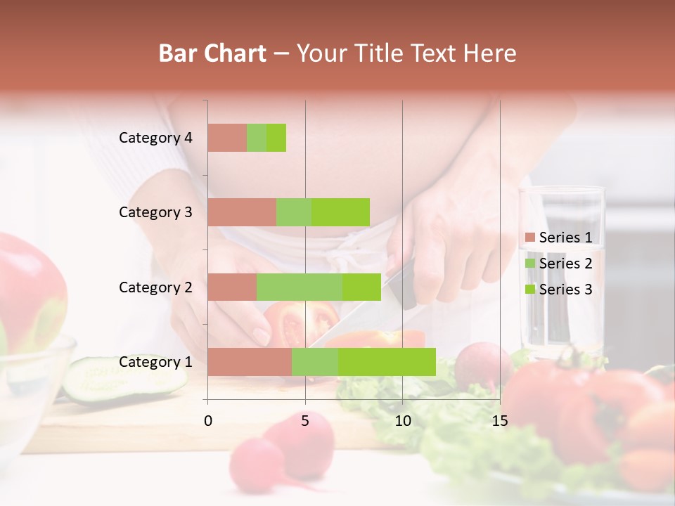 Mother People Vegetables PowerPoint Template
