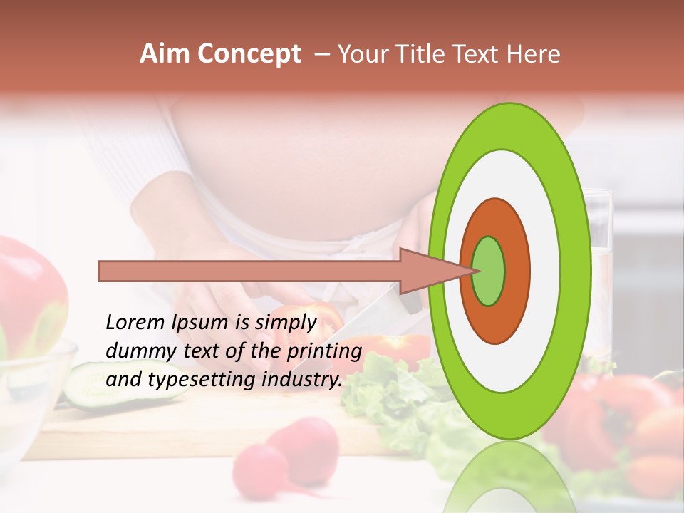 Mother People Vegetables PowerPoint Template