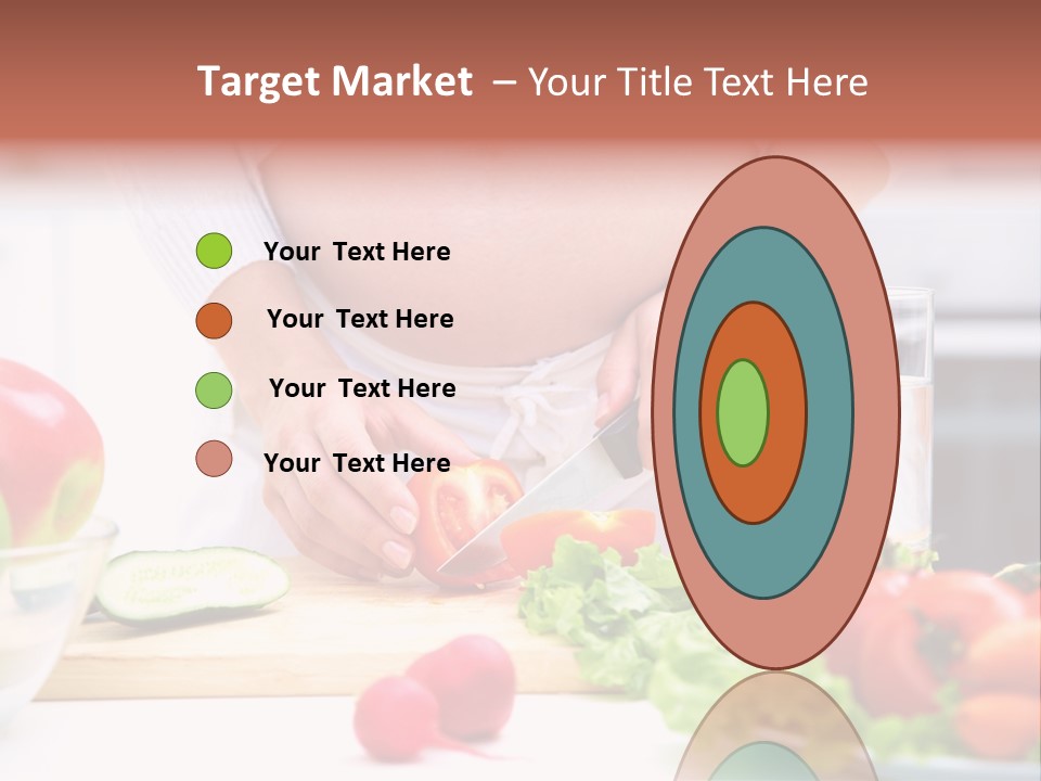 Mother People Vegetables PowerPoint Template