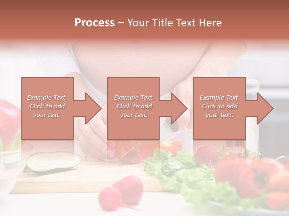 Mother People Vegetables PowerPoint Template