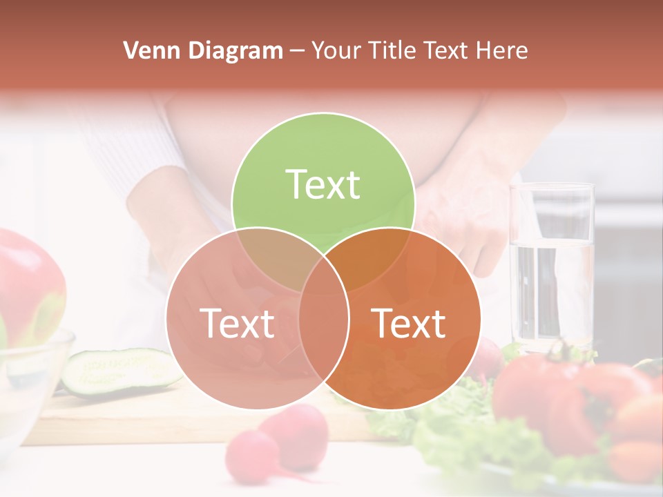 Mother People Vegetables PowerPoint Template