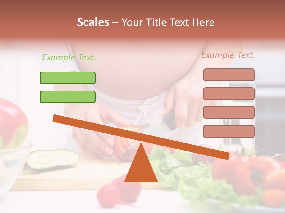 Mother People Vegetables PowerPoint Template