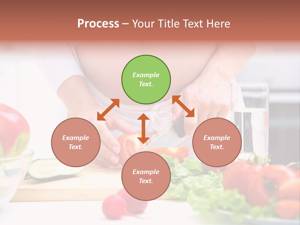 Mother People Vegetables PowerPoint Template
