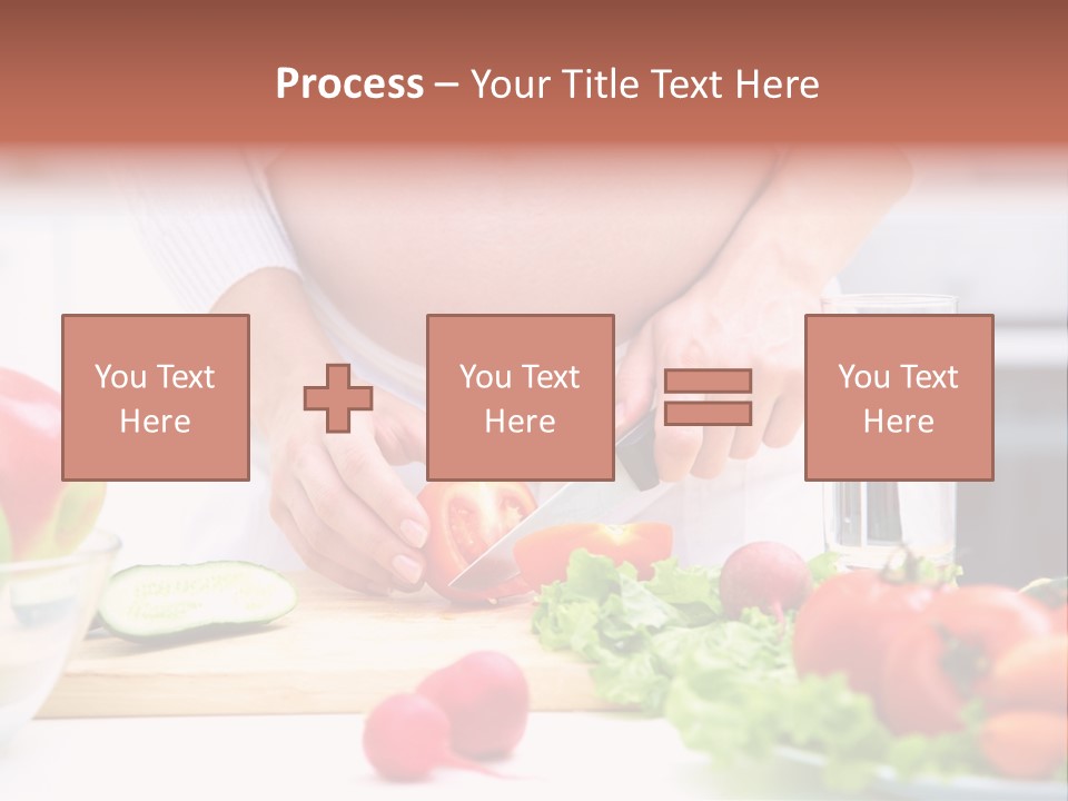Mother People Vegetables PowerPoint Template