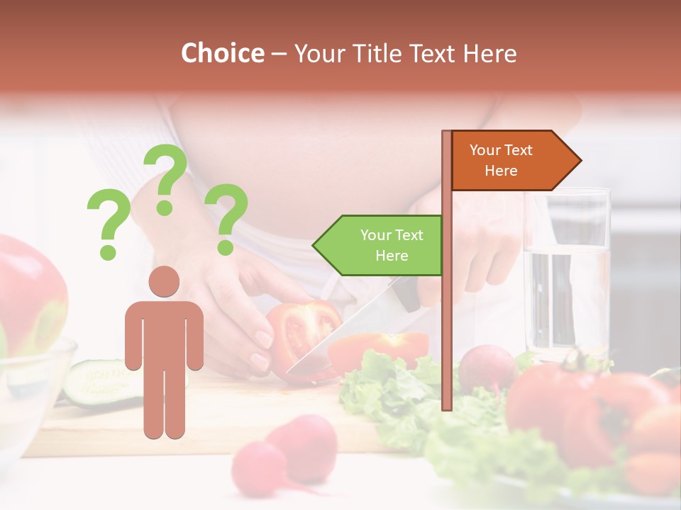 Mother People Vegetables PowerPoint Template