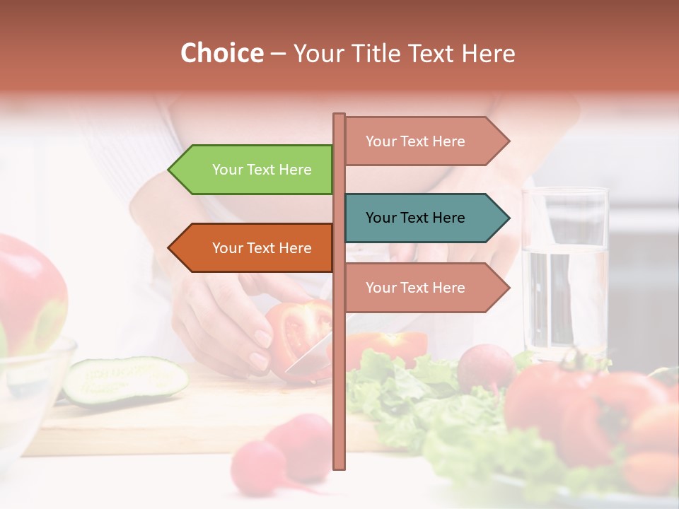 Mother People Vegetables PowerPoint Template