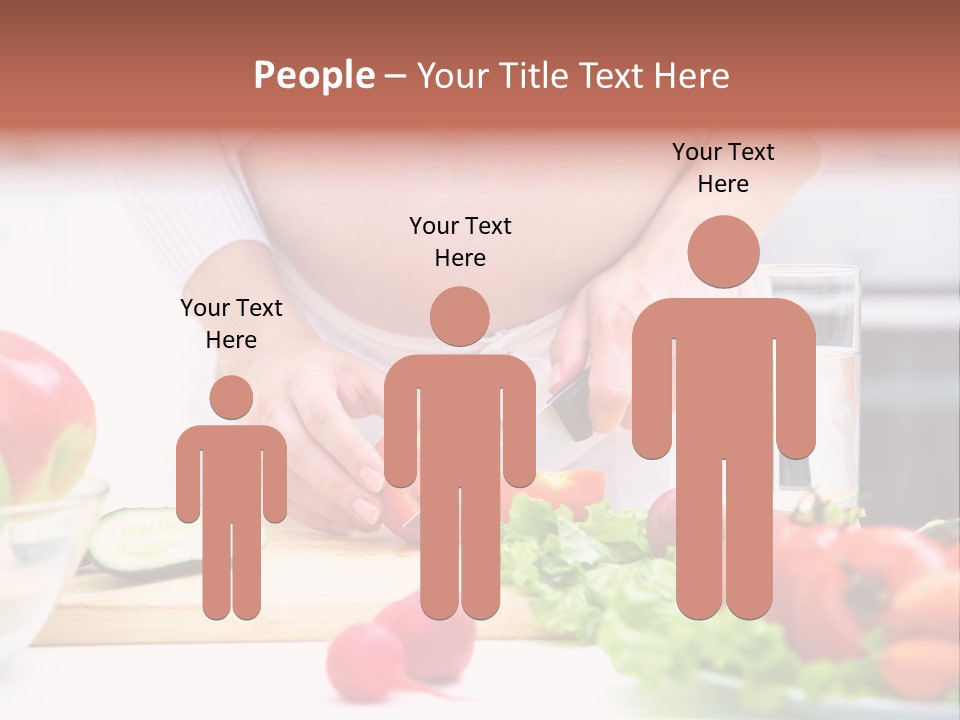 Mother People Vegetables PowerPoint Template