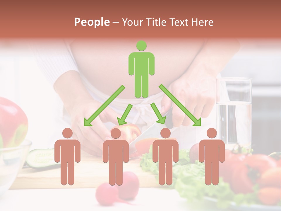 Mother People Vegetables PowerPoint Template