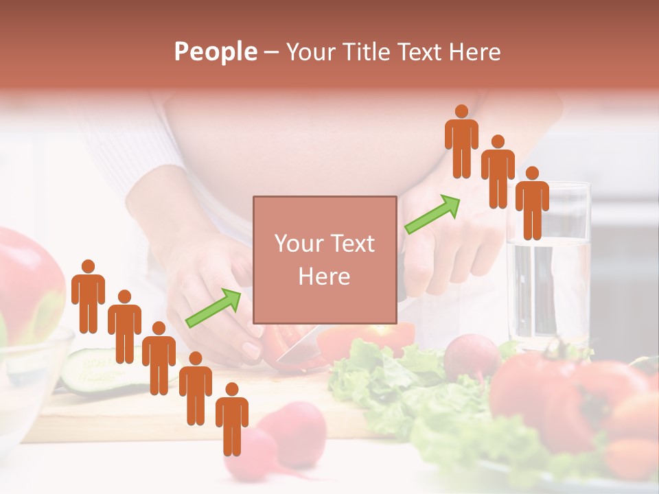 Mother People Vegetables PowerPoint Template