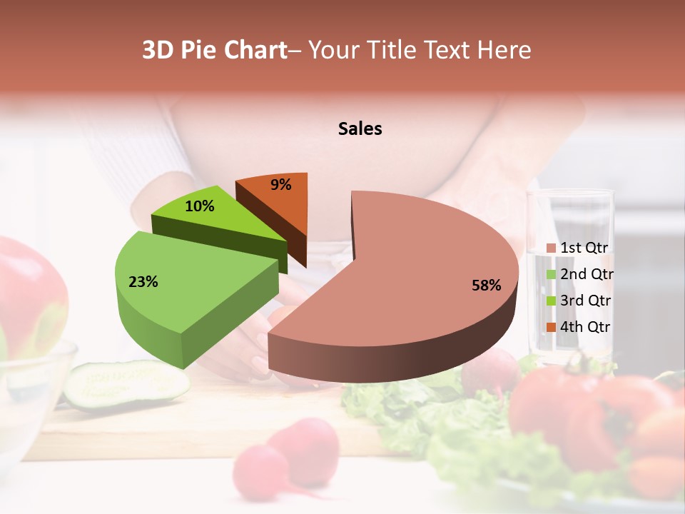 Mother People Vegetables PowerPoint Template
