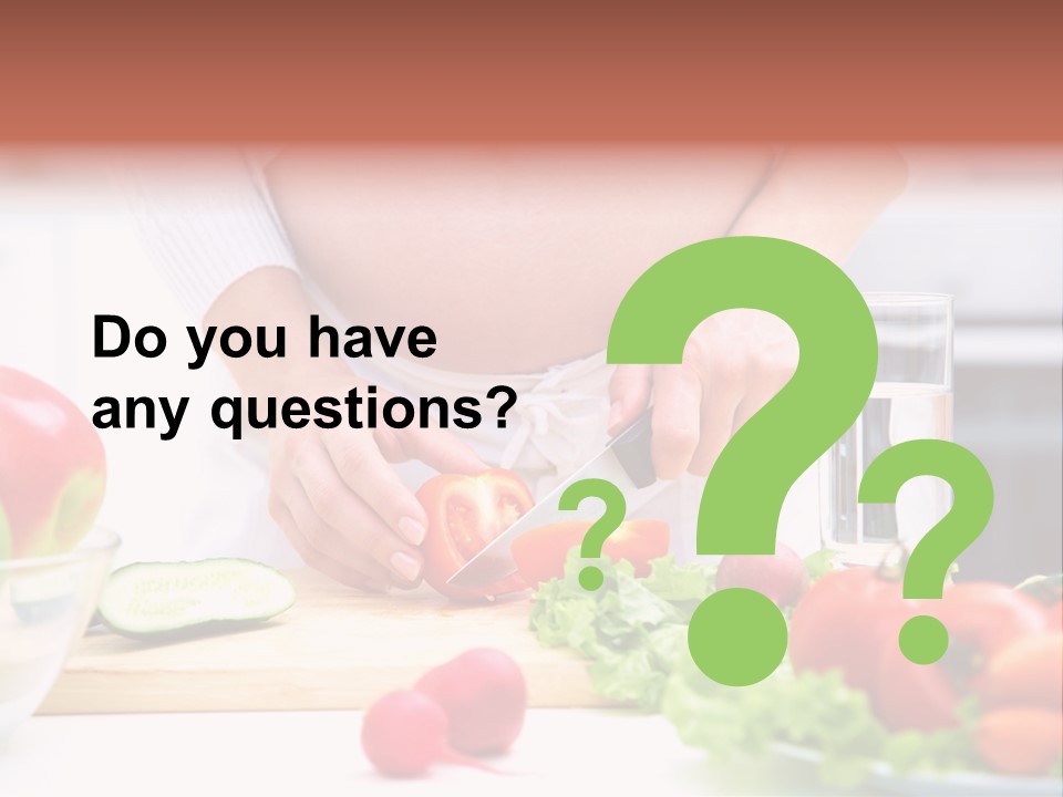 Mother People Vegetables PowerPoint Template