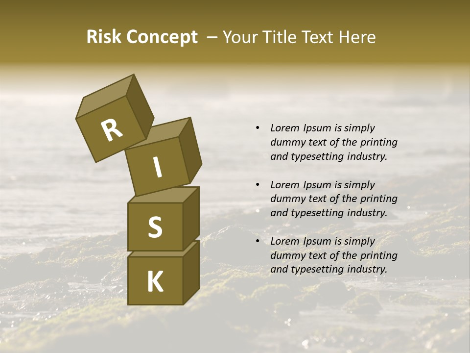 Reef Water Shore PowerPoint Template