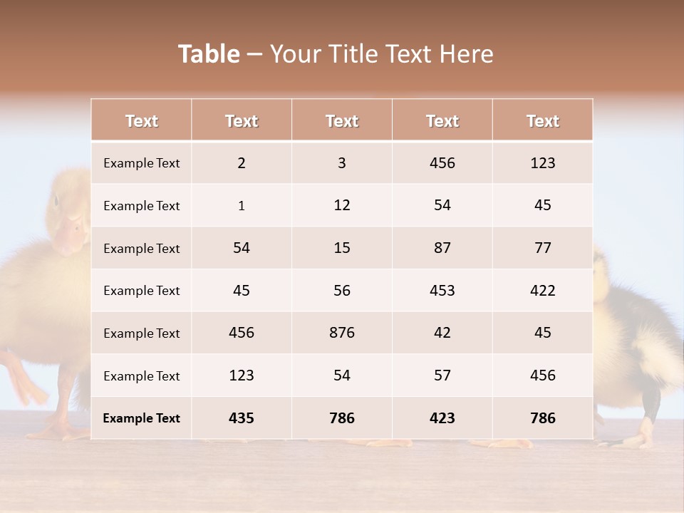 Egg Detail Few PowerPoint Template