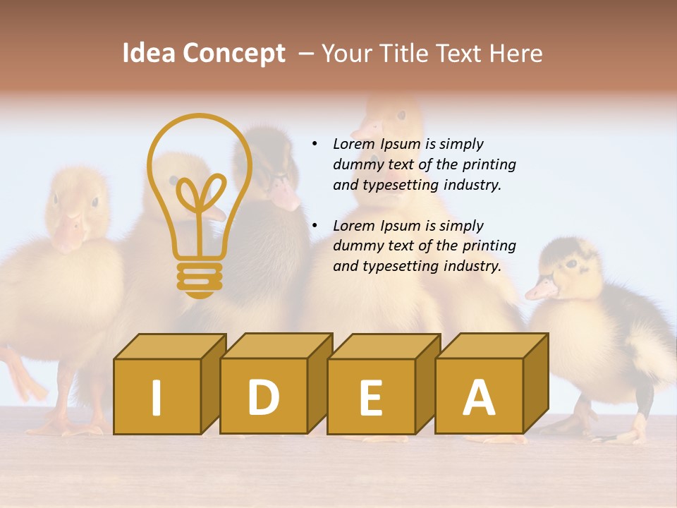 Egg Detail Few PowerPoint Template