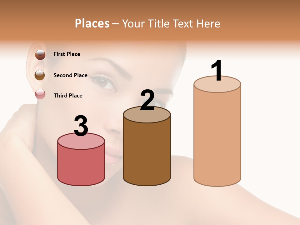 Adult Brunette Body PowerPoint Template