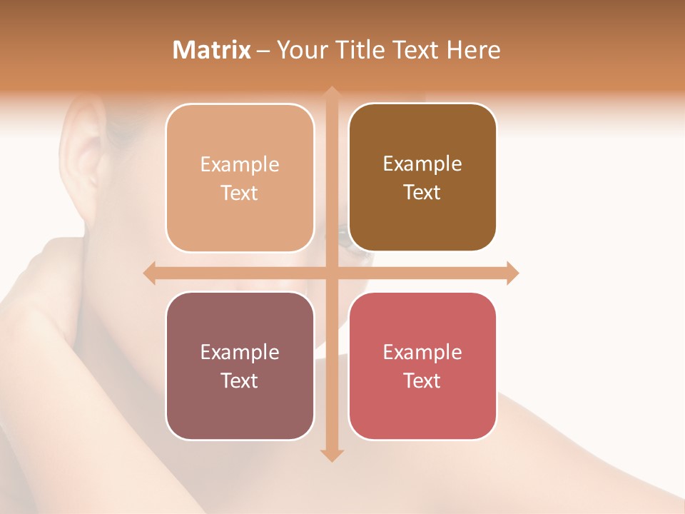 Adult Brunette Body PowerPoint Template