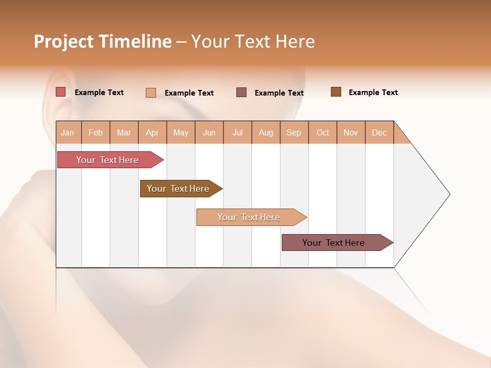 Adult Brunette Body PowerPoint Template