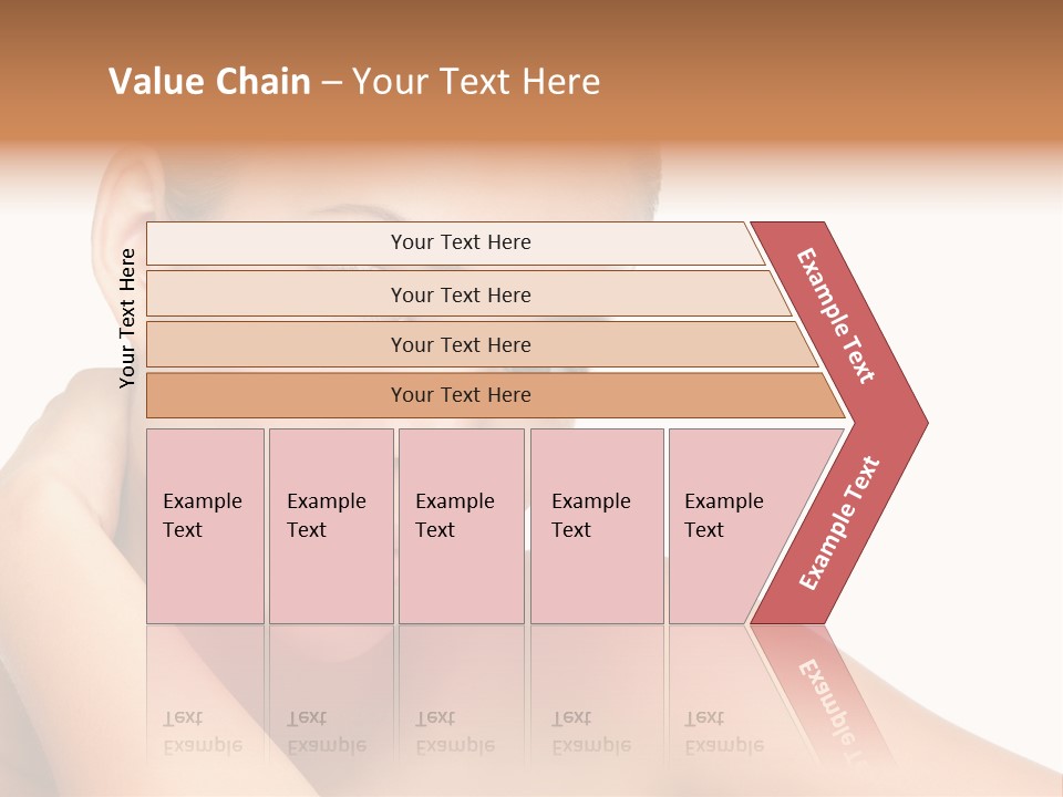 Adult Brunette Body PowerPoint Template
