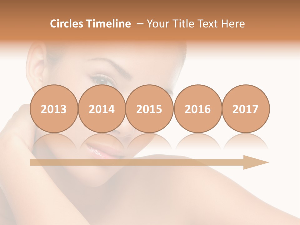 Adult Brunette Body PowerPoint Template