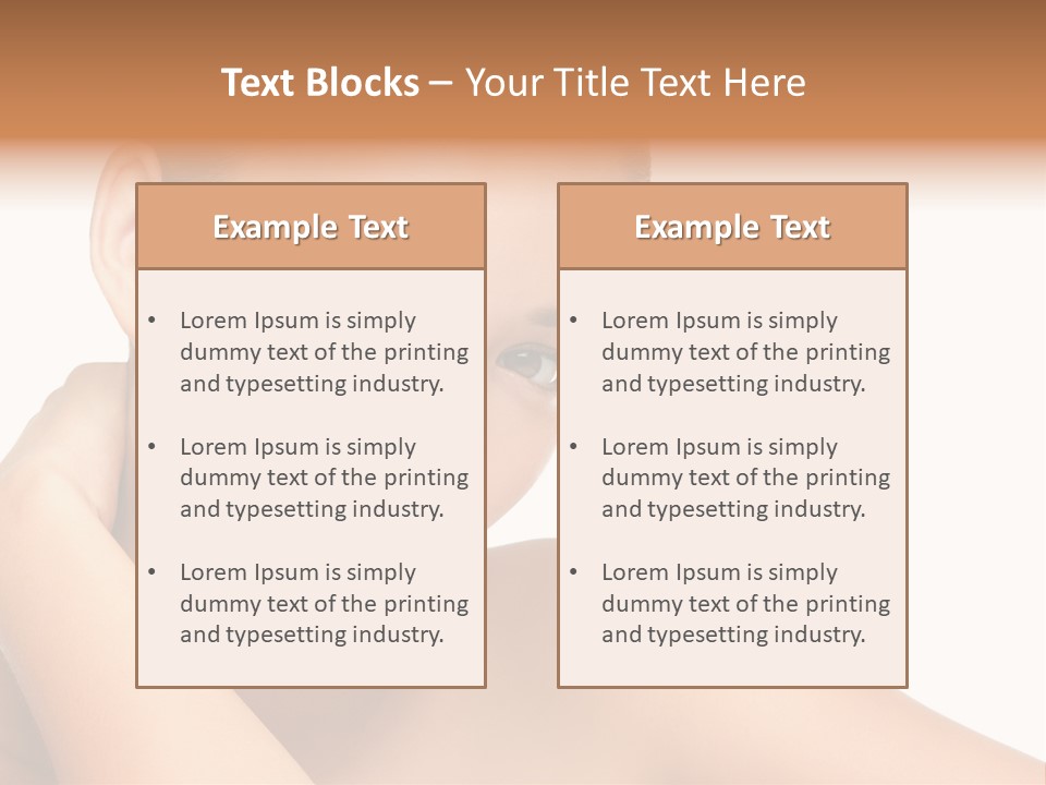 Adult Brunette Body PowerPoint Template