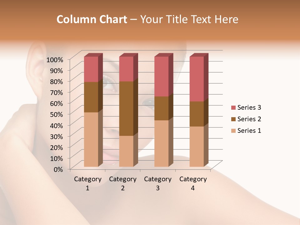 Adult Brunette Body PowerPoint Template