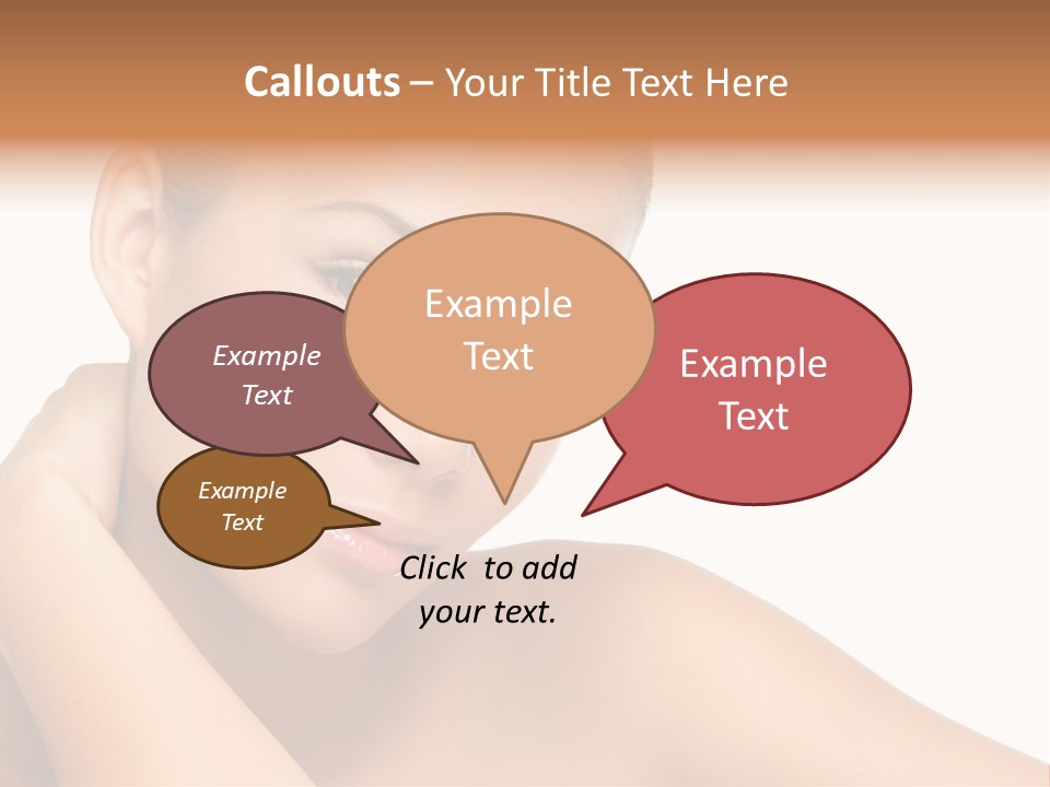 Adult Brunette Body PowerPoint Template