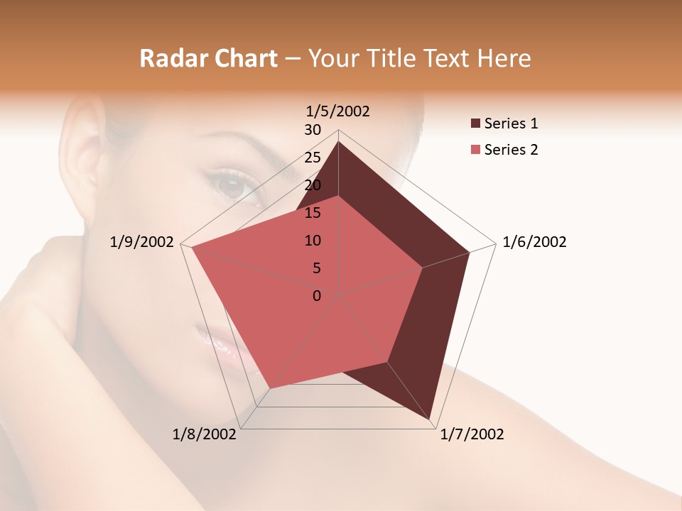 Adult Brunette Body PowerPoint Template