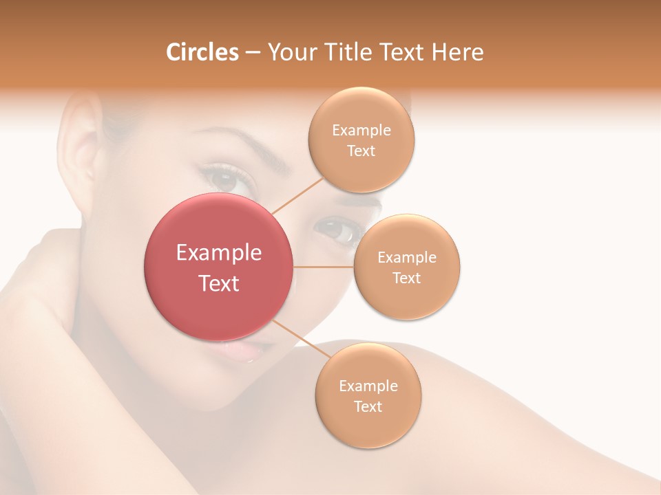 Adult Brunette Body PowerPoint Template