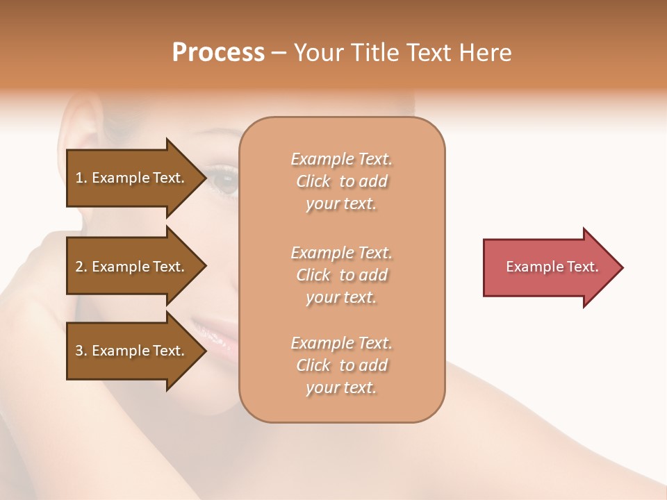 Adult Brunette Body PowerPoint Template