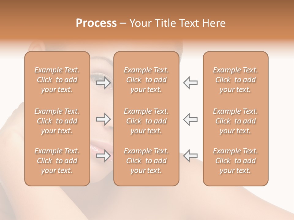 Adult Brunette Body PowerPoint Template