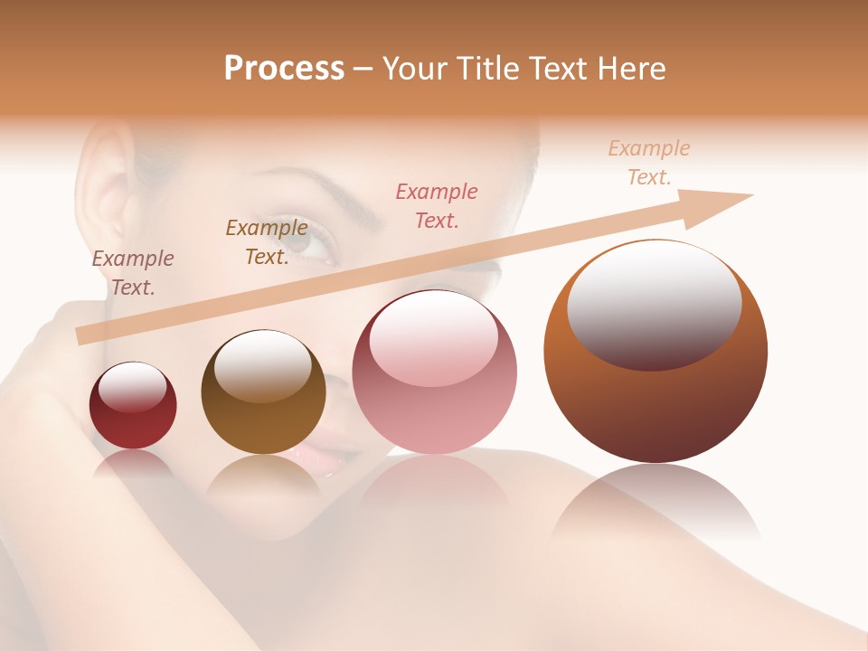 Adult Brunette Body PowerPoint Template