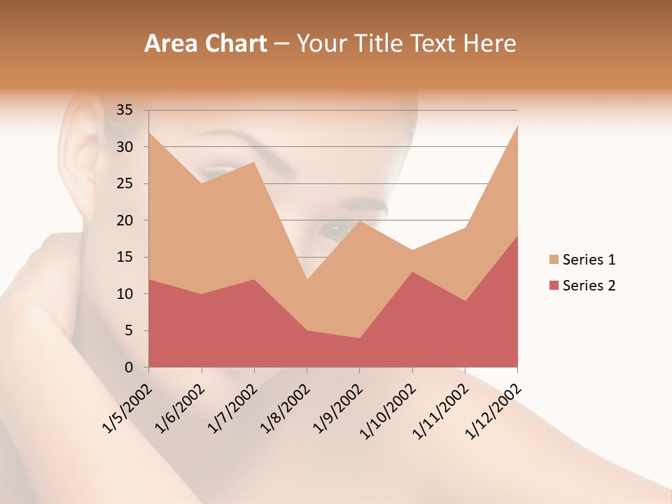 Adult Brunette Body PowerPoint Template