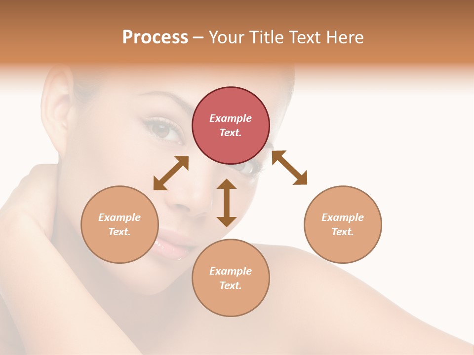 Adult Brunette Body PowerPoint Template