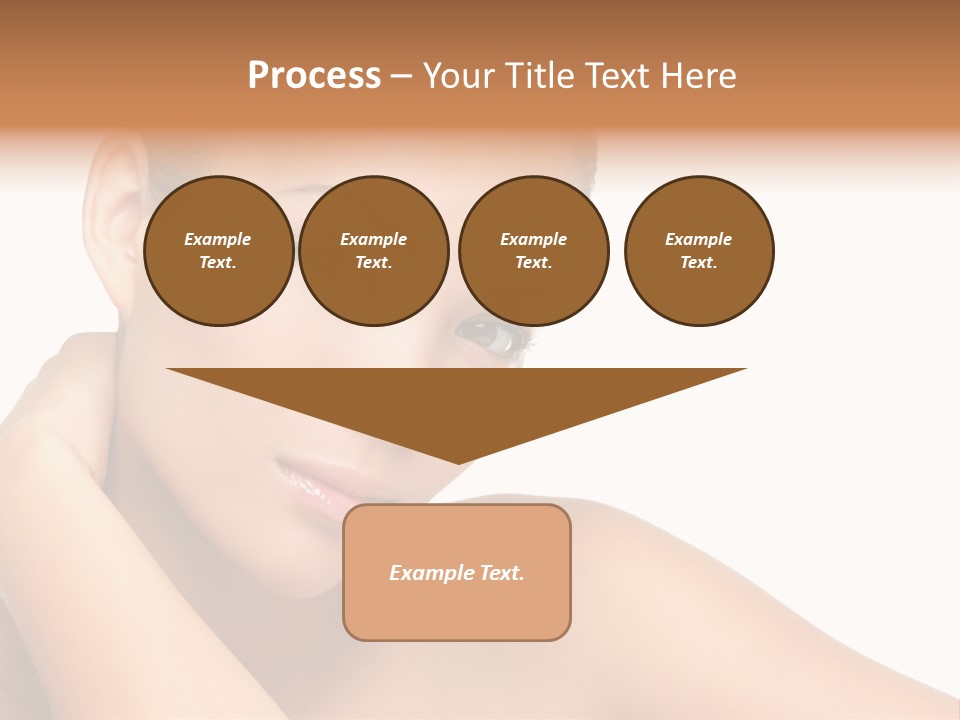 Adult Brunette Body PowerPoint Template