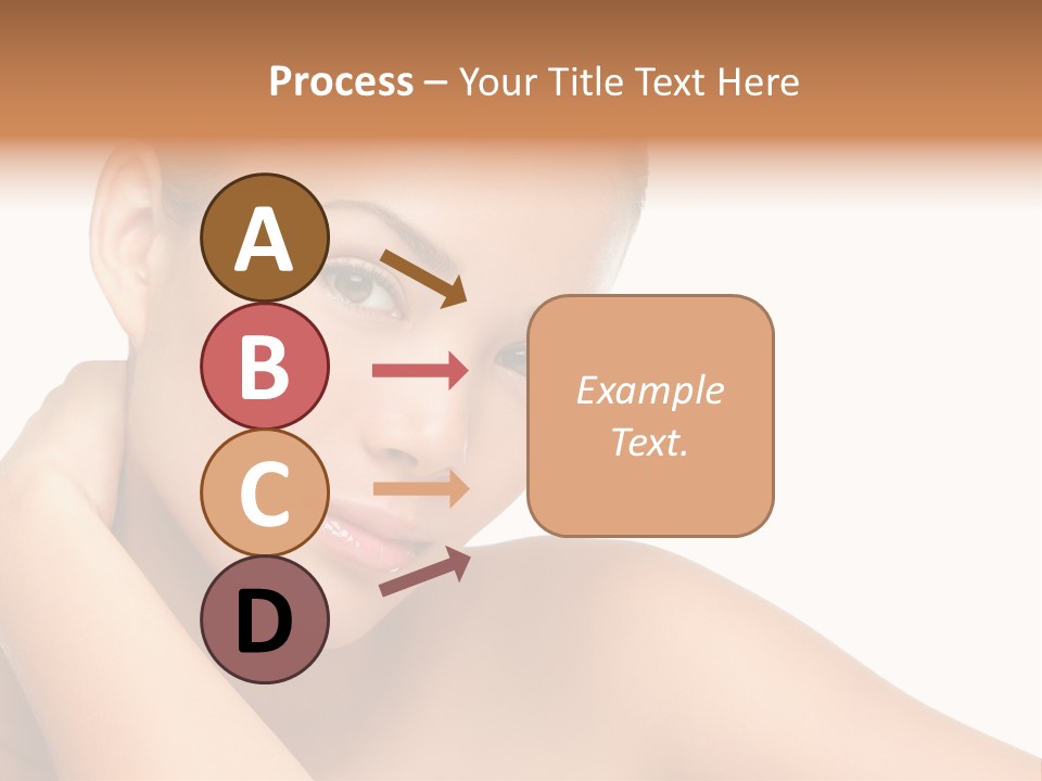 Adult Brunette Body PowerPoint Template