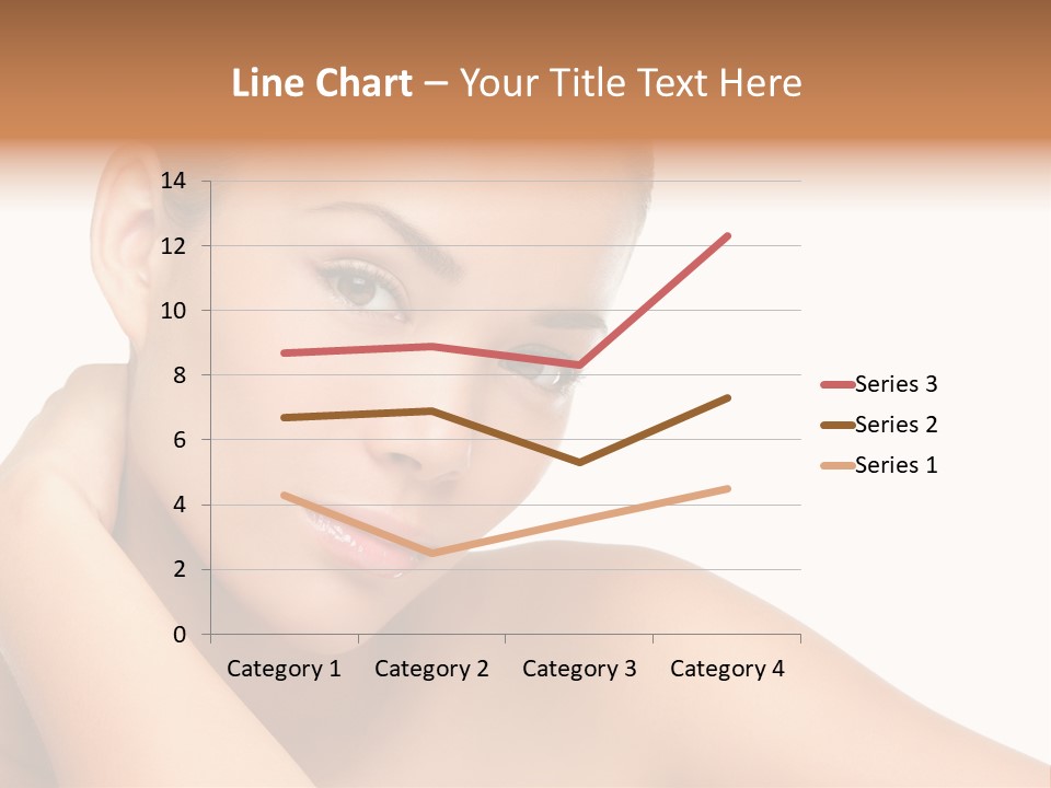 Adult Brunette Body PowerPoint Template