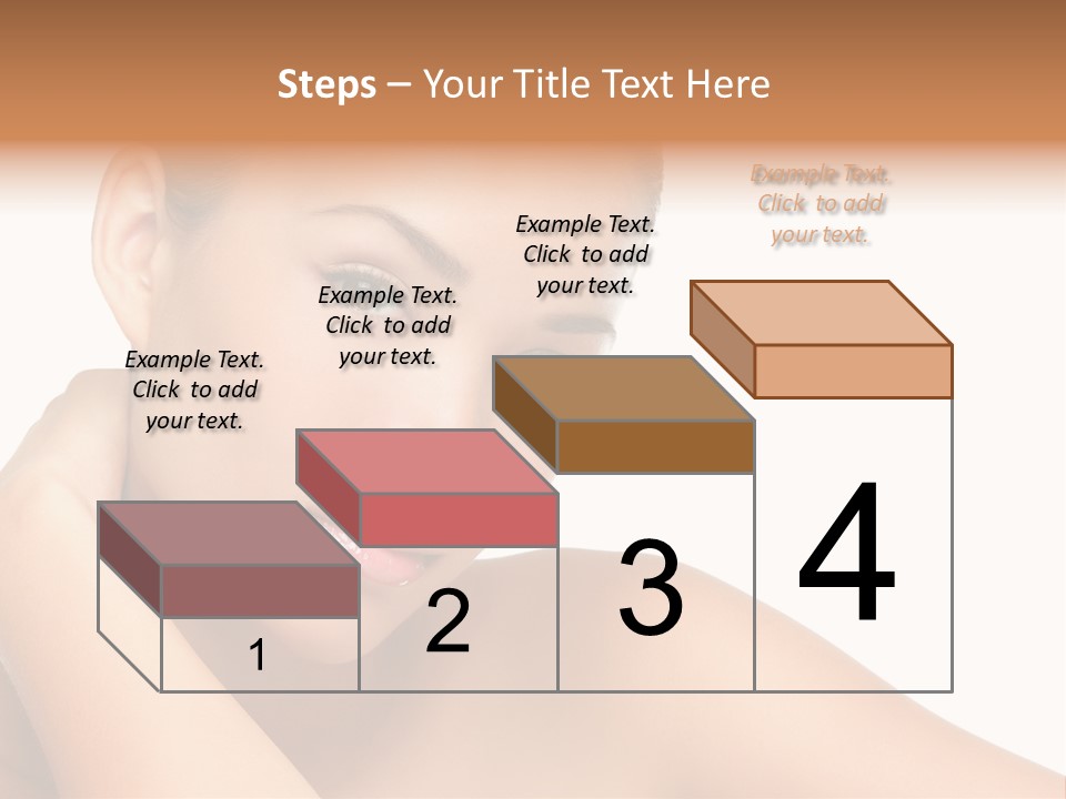 Adult Brunette Body PowerPoint Template