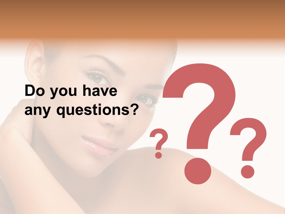 Adult Brunette Body PowerPoint Template