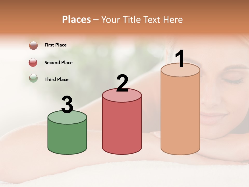 A Woman Getting A Massage At A Spa PowerPoint Template