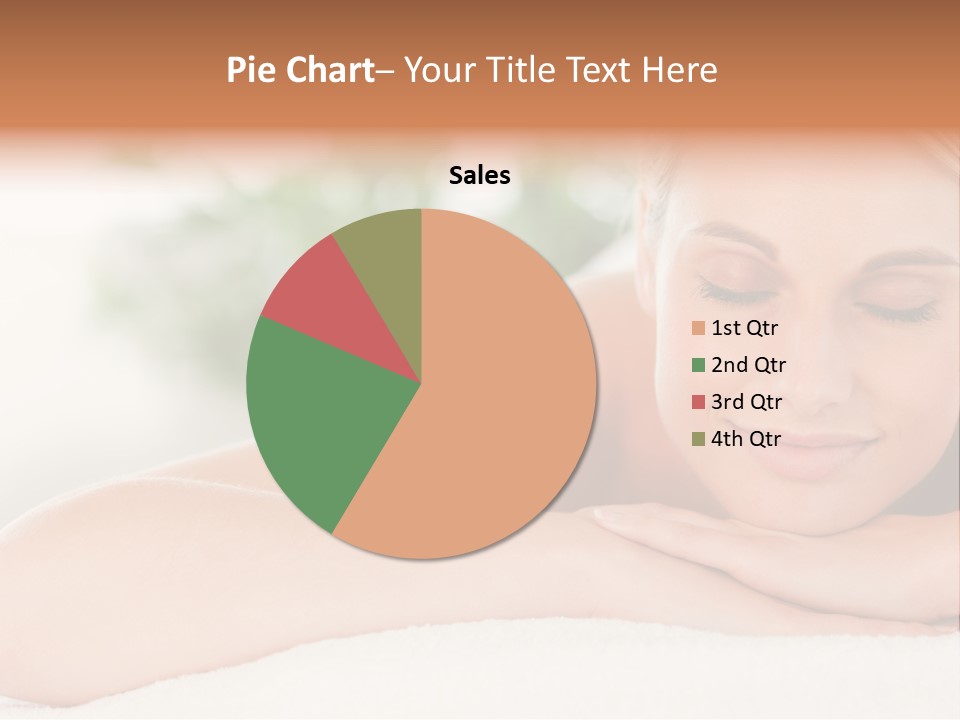 A Woman Getting A Massage At A Spa PowerPoint Template