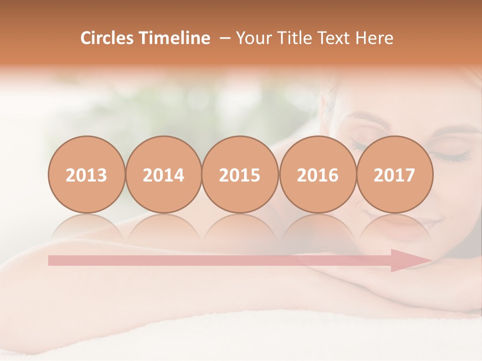 A Woman Getting A Massage At A Spa PowerPoint Template