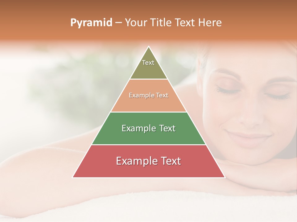 A Woman Getting A Massage At A Spa PowerPoint Template