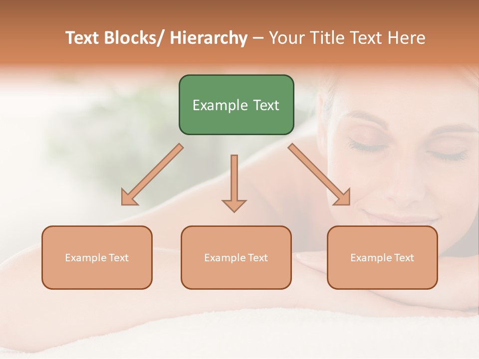 A Woman Getting A Massage At A Spa PowerPoint Template