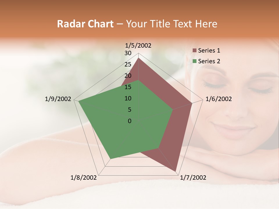 A Woman Getting A Massage At A Spa PowerPoint Template