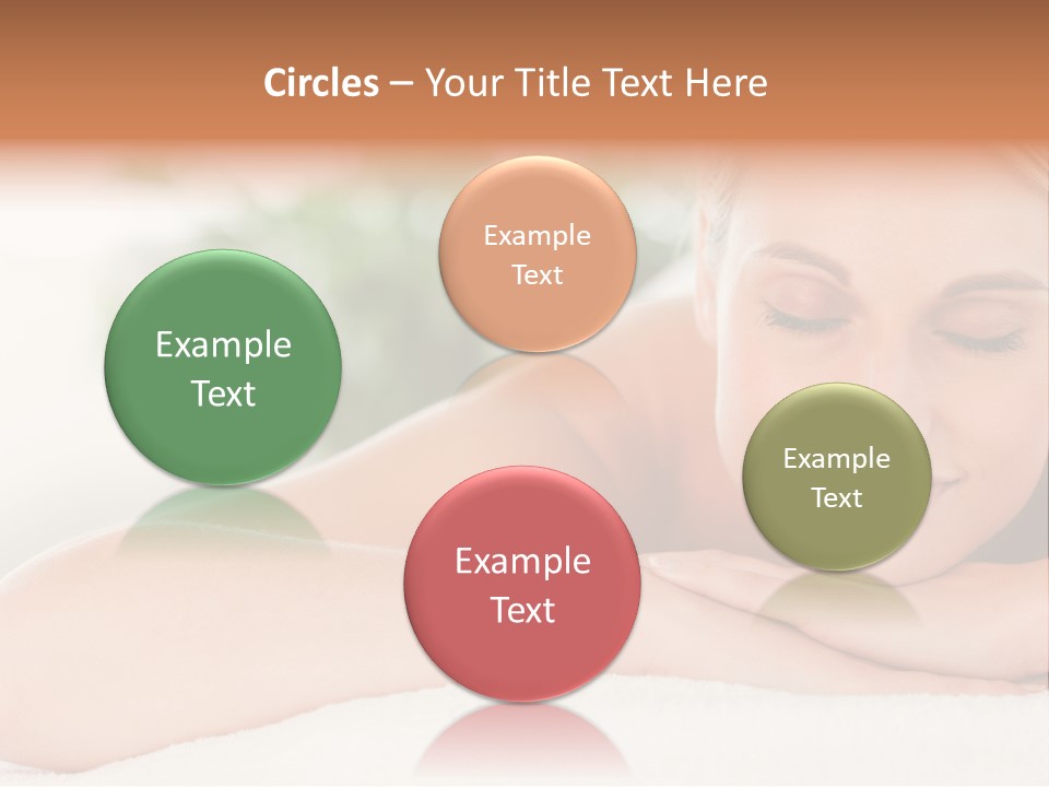 A Woman Getting A Massage At A Spa PowerPoint Template