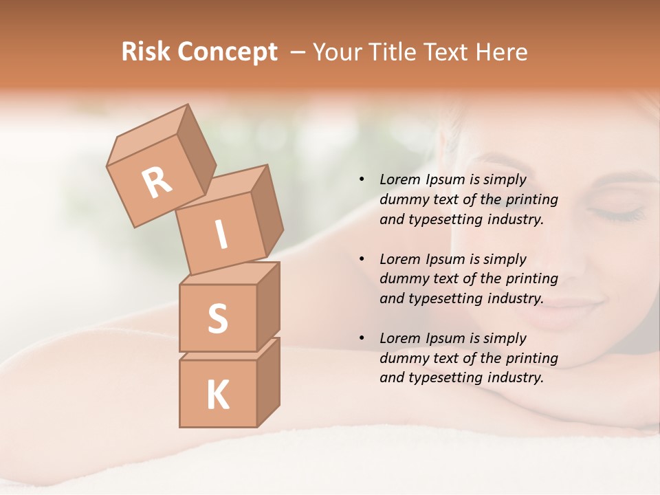 A Woman Getting A Massage At A Spa PowerPoint Template