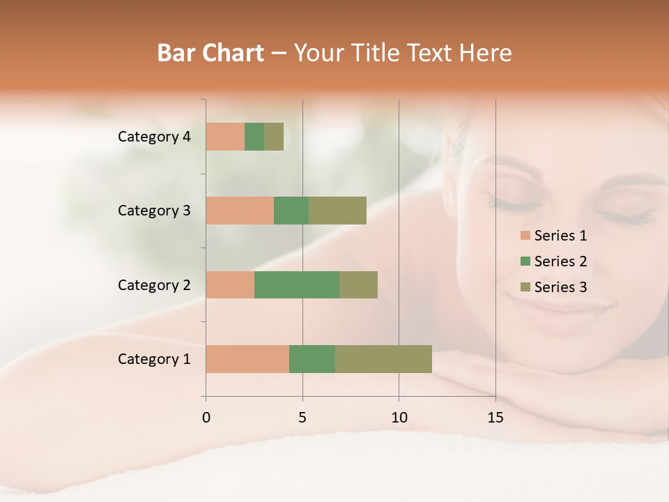 A Woman Getting A Massage At A Spa PowerPoint Template